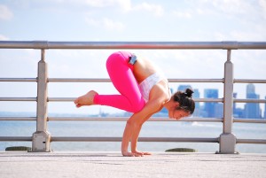 Lauren Bongiorno in a Yoga Pose
